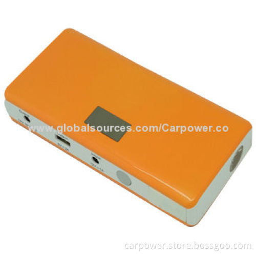 Portable jump starter, jump start 12V vehicle, 12,000mAh, fit for mobile, laptop, MP3/4 players